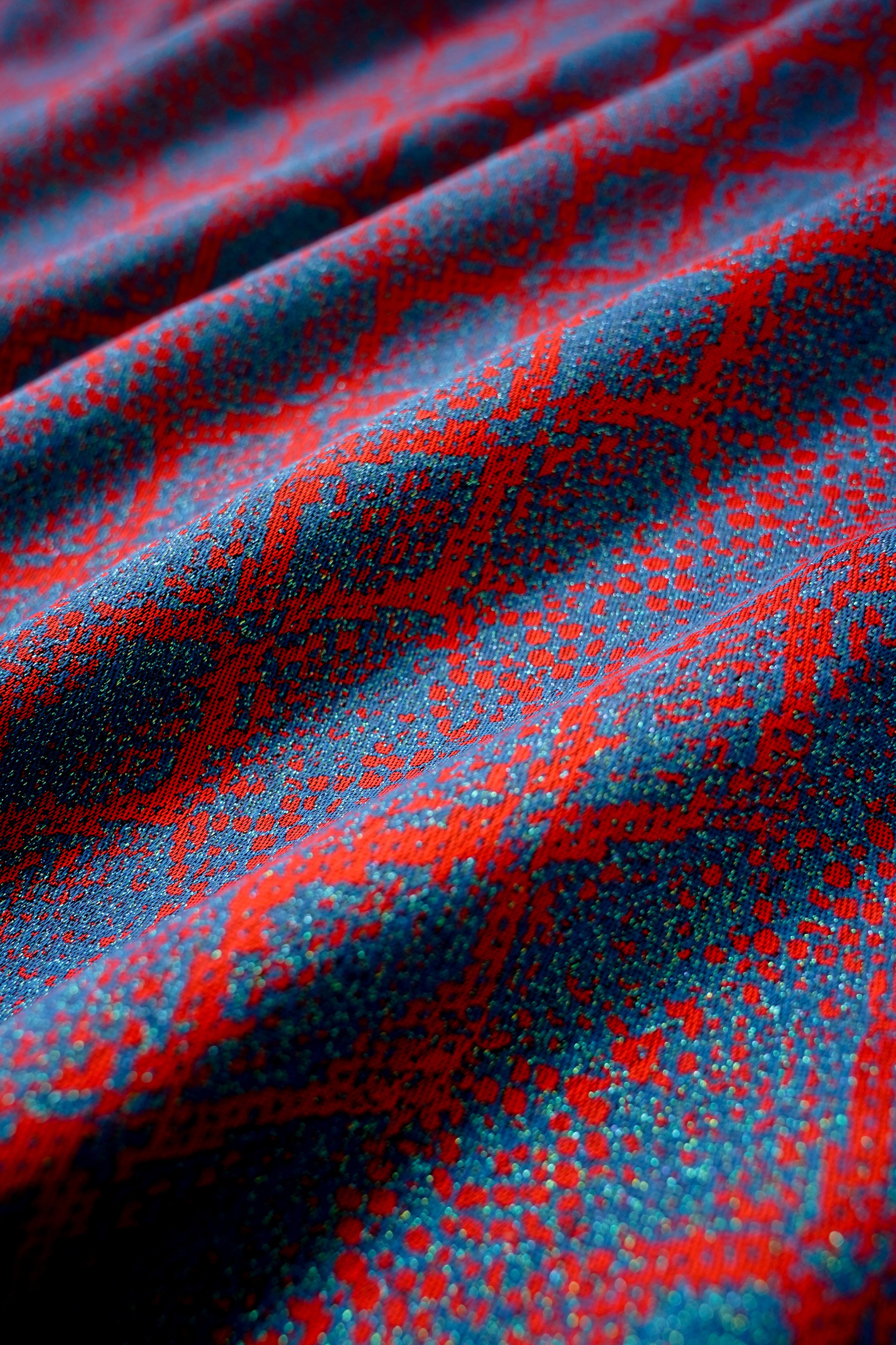 Porte-Bébé WrapStar Bleu rouge serpent