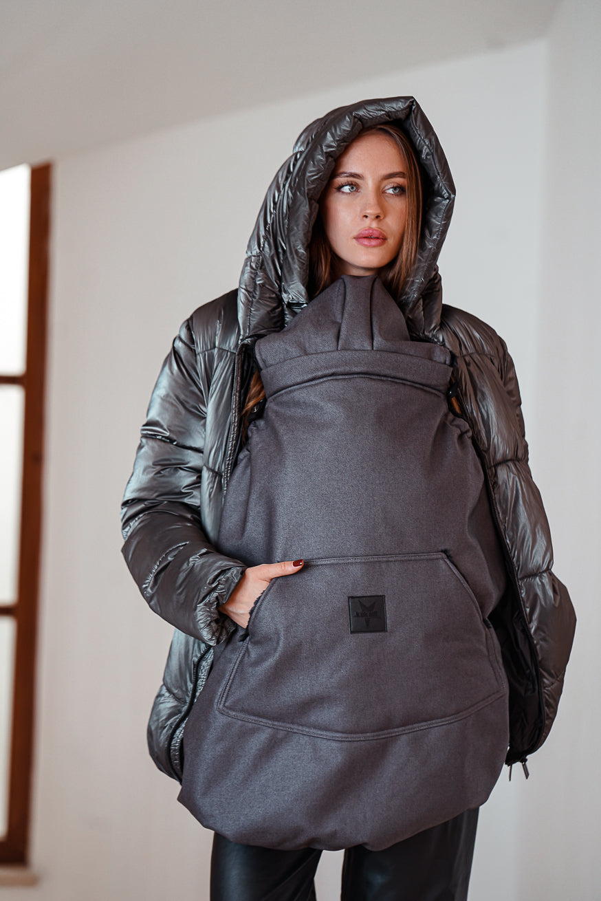 Juste M. Gray Softshell Tragcover