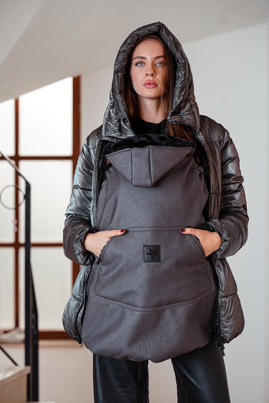 Juste M. Gray Softshell Tragcover